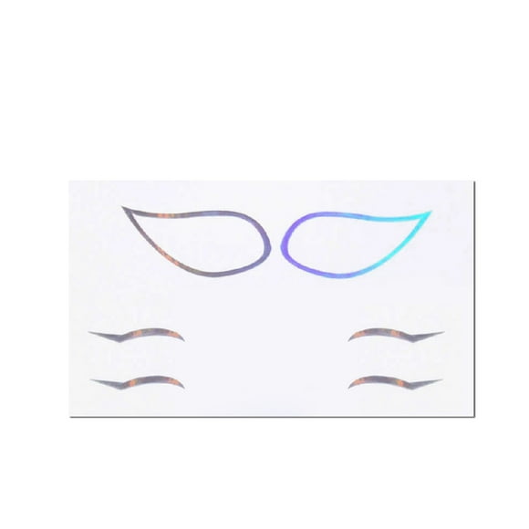 Pegatinas para delineador de ojos de color, 3 paquetes de pegatinas para maquillaje de ojos, pegatinas portátiles para delineador de ojos Wmkox8yii hjk1573