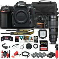 Nikon D500 DSLR Camera Body Only 1559 W/ Nikon 200-500mm Lens - Advanced Bundle