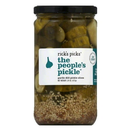 Gluten Free Pickles - Ricks Picks The People's Pickle, 24 Oz (Pack of 6)