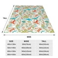 thumbnail image 3 of Sikiie Wild Sea Life Ultra-Soft Micro flannel Blanket Luxury All Seasons Warm Blanket for Bedding Sofa and Travel (4 sizes)-80"x60", 3 of 7