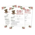 thumbnail image 1 of Inkdotpot Bear Jungle Animals Party Supplies Set Of 50 Baby ShowerPrediction Cards For Baby Shower Game, 1 of 5