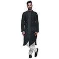 thumbnail image 4 of Atasi Long Button Down Kurta For Boys Solid Festive Clothing Ethnic Mens Wear, 4 of 5