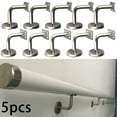 thumbnail image 4 of Greenne 5Pcs Stainless Steel Wall Mount Stair Handrail Brackets Wood Metal Railing, 4 of 7