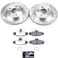 thumbnail image 3 of PowerStop Rear Z26 Street Warrior Carbon-Fiber Ceramic Brake Pad and Drilled and Slotted Rotor Kit Fits: CHEVROLET PONTIAC Select Models K1531-26, 3 of 9