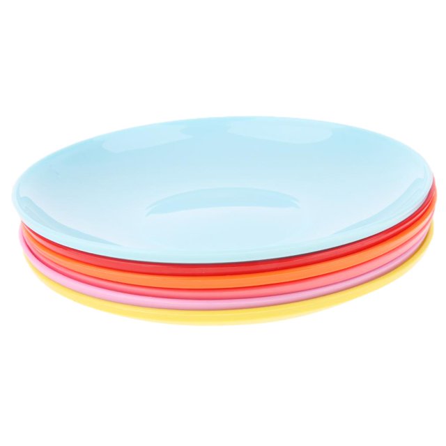 s De Cena Portátiles Ligeros 6Pcs 6.5inch Para Viajar, Acampar, Picnic, Barbacoa, Pesca, Mochilero, Senderismo, En El Hogar, Etc. Baoblaze Placas portátiles que acampan