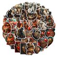 thumbnail image 1 of Pegatinas Steampunk Cat de vinilo impermeable, 50 unidades/lote de 5-10 cm, 1 of 4