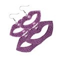 thumbnail image 2 of Pendientes Multicapa Labio Oreja Cuelga Aro en forma de corazón Pendiente colgante Favores de fiesta Regalo del día de San Valentín Banquete Ropa, zapatos y accesorios Miscelánea labio dorado Qarigey  AP010113-10, 2 of 6
