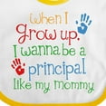 thumbnail image 4 of Inktastic Principal Like Mommy Boys or Girls Baby Bib, 4 of 4