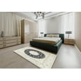 thumbnail image 5 of Ahgly Company Machine Washable Indoor Square Traditional Champagne Beige Area Rugs, 3' Square, 5 of 7