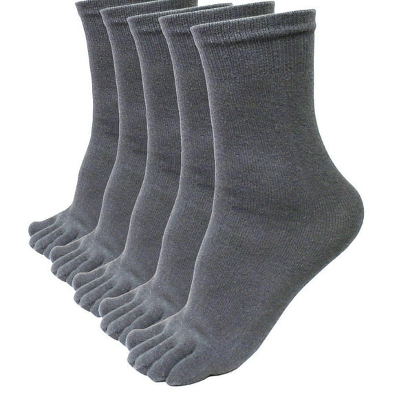 GDREDA 5 Pairs Men Sports Running Five Finger Toe Socks Elastic Short Soild Socks Mens Novelty Dress Socks Suck for Women Socks with for Women Toddler Socks Vintage Stockings for Women Non Socks Non