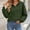 Army Green, variant on Njagoc3 Fleece Lined Hoodie Women | V Neck Drawstring Hooded Long Sleeve Pullover with Front Pockets | Relaxed Fit for Fall Casual Wear & Everyday Activities,White,M