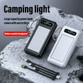 thumbnail image 5 of Flashlight Portable Charger, Hiking External Battery 20000mAh Power Bank With LED Light For Phones Camping Emergency Power Outdoors, 5 of 7