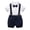 style-02 Blue, variant on Baby Boy Outfits Summer Baby Boys Casual Outfits Set Short Sleeve Romper Bodysuit+Shorts 0 3 6 9 12 18 24 Months (White,9-12 Months)