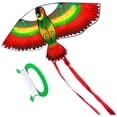 thumbnail image 2 of Cometas de animales de dibujos animados de fibra de vidrio para niños, cometas voladoras, juguetes para actividades al aire libre para niños, rojo Inevent FN0472-01, 2 of 7