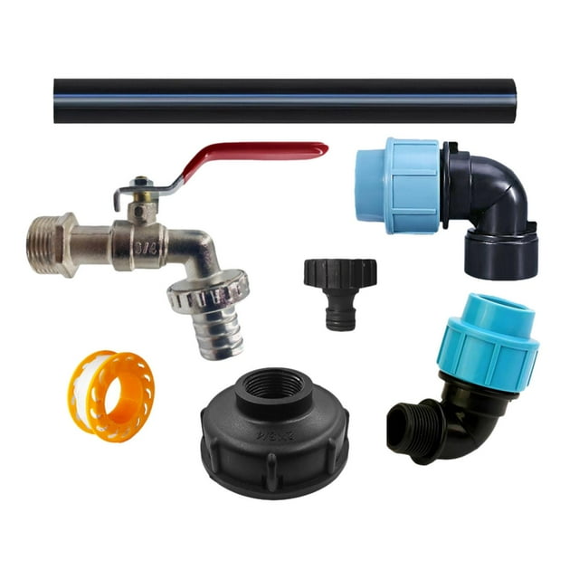 Adaptador de tanque IBC, conector de riego para jardín, jardinería agrícola, hogar, manguera de jardín resistente, grifo, accesorios para tanque de
