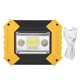 thumbnail image 1 of Luz de trabajo Lámpara de advertencia LED con carga USB COB cuadrada con luz LED roja de 2 piezas, 1 of 8