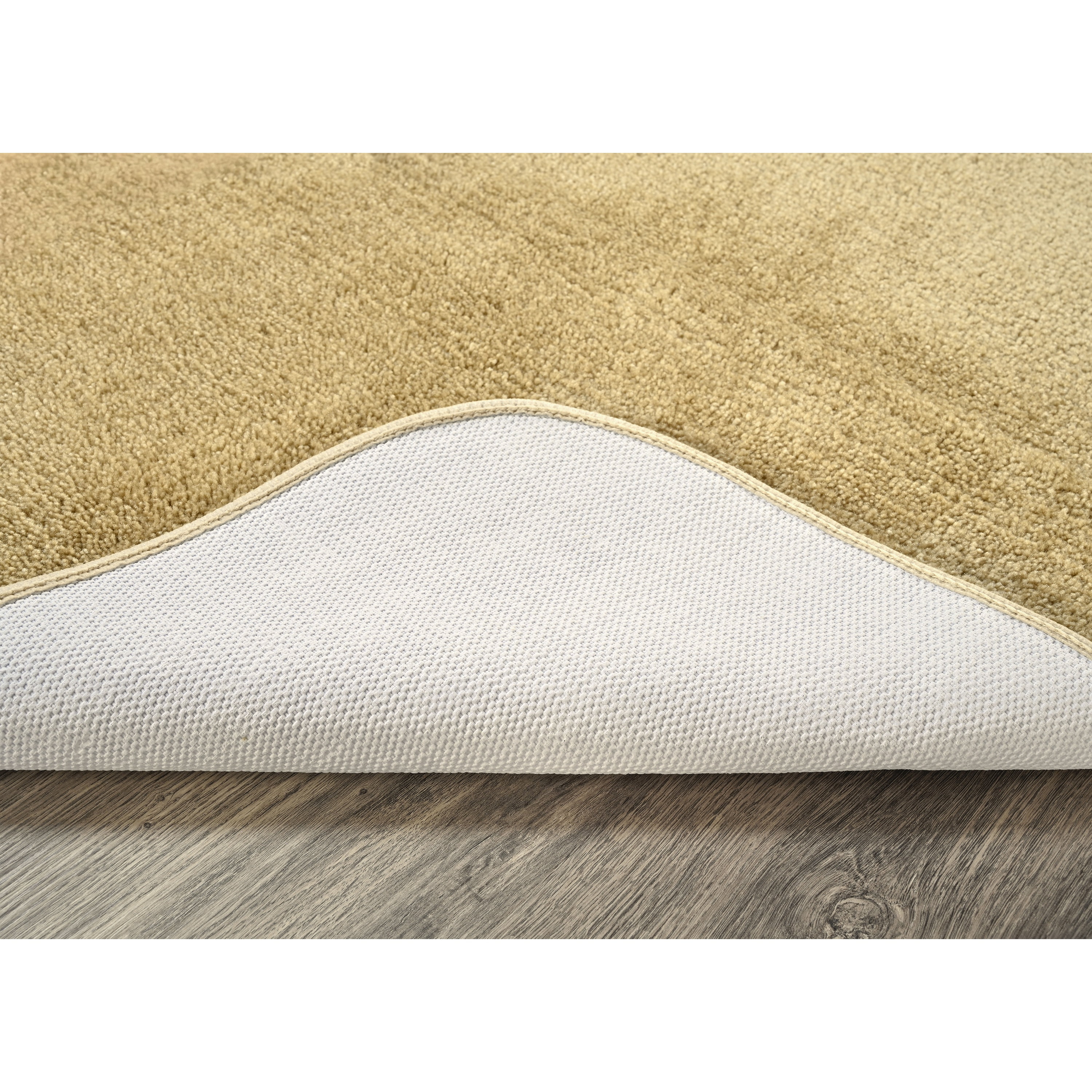 Garland Rug Traditional Washable Bath Rug Set, 3 Piece Set (21"x34" Bath Rug, Contour Rug, & Toilet Lid) Linen