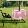 thumbnail image 7 of Coolnut 60" Easter Bunny Eggs Outdoor Round Tablecloth, Waterproof Stain-Resistant Non-Slip Circular Tablecloth with Umbrella Hole and Zipper for Tabletop Backyard Party BBQ Decor, 7 of 7