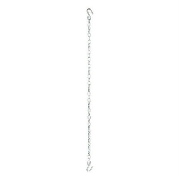 CURT 80010 48-Inch Trailer Safety Chain with 3/8-In S-Hooks, 2,000 lbs Break Strength