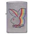 thumbnail image 2 of Zippo Playboy Multi Color Bunny Street Chrome Pocket Lighter, 2 of 6