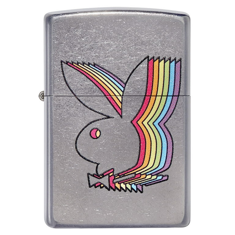 Playboy Black Pattern Windproof Lighter