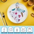 thumbnail image 6 of Werpe Unicorn Hearts Stars Polyester Cloth Napkins Home Decor for Dining Table Kitchen Daily Party Housewarming Farmhouse Decor, Set of 6 4 PCS, 6 of 7