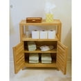 thumbnail image 7 of Eccostyle Solid Bamboo Spa or Bath 2 Door Utility Cabinet - Natural, 7 of 7