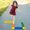 thumbnail image 3 of Sunny & Fun Interlocking Stepping Boards W/Rubber Grip Obstacle Course for Child - Set of 8, 3 of 7