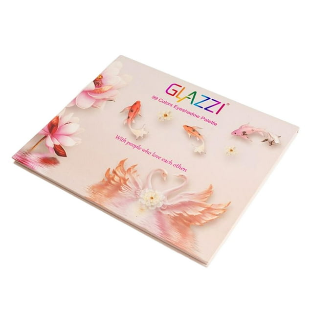 de de ojos de 99 colores, brillo mate, perfecto para niñas, fácil de llevar, cosmético , fuerte adherencia, Jinwen Paleta de sombras de ojos