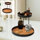 thumbnail image 5 of Estante De Almacenamiento De Hierro Bandeja de hierro forjado negro de doble capa con cuero naranja para exhibición de cosméticos, joyas y perfumes (1 unidad) JASKFLY, 5 of 8