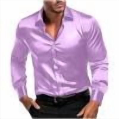 Chbgutlmr Satin Shirts for Men Plus Size Button up Lightweight Long Sleeve Casual Shirts Fall Fashion