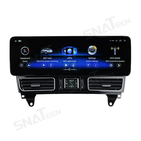 SNATEEN 14.9 inch Android Carplay Car Radio Multimedia Player for Mercedes-Benz ML 2013 2014 2015 Stereo Upgrade Touch Screen GPS Navigation Universal Head Unit Audio Display Receiver