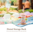 thumbnail image 6 of Sturdy Wooden Donut Stand for Display Use Khaki Color Suitable for Parties and Weddings 7.5 Inches, 6 of 6