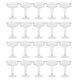 thumbnail image 1 of New Plastic Champagne Flutes Disposable - 20pcs Clear Plastic Champagne Glasses For Parties Clear P, 1 of 5