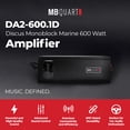 thumbnail image 2 of MB Quart Discus Monoblock Marine Amplifier with Top Mounted Controls, 600 Watts, 2 of 10