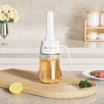 thumbnail image 1 of TIMIFIS Brush Bottle Oil Brush High Temperature Counteractive Oil Brush with Bottle Kitchen Pancake Barbecue Baking Food Grade Integrated Glass Oil Brush Bottle Kitchen Gadgets, 1 of 8