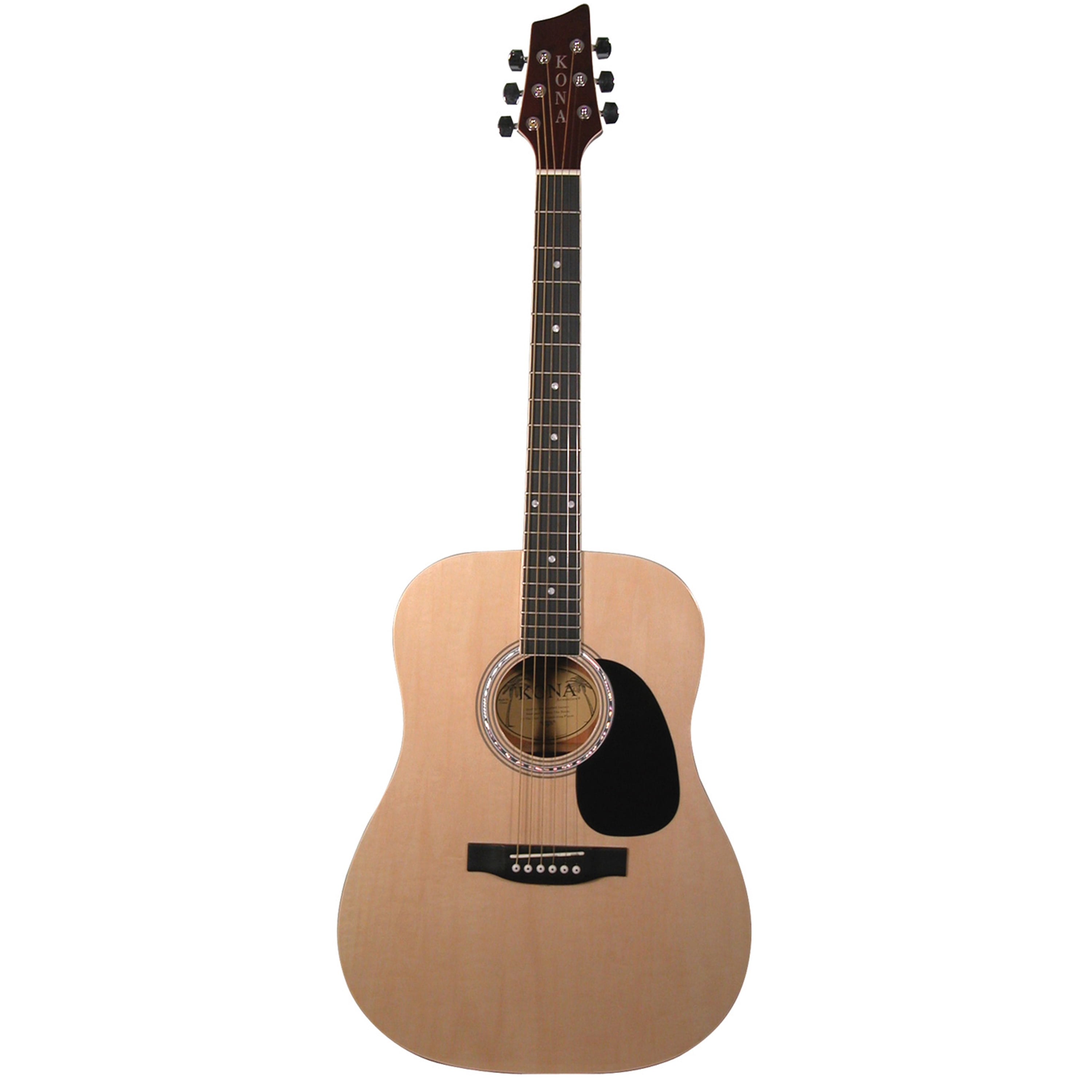 Kona K41 41inch Acoustic Dreadnought Guitar In Natural Finish