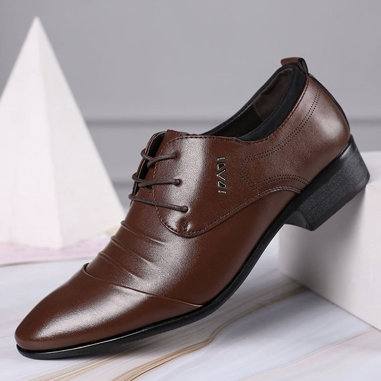 Memory Foam Brown Men\'s Derby Dress Shoes Dexter Comfort Derby Dress Shoes US Mens Size 10 Memory Foam  main image 2