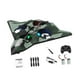 thumbnail image 3 of Avión de de espuma con control remoto, modelo para niños de 7 a 14 años, juguete volador para exteriores, planeador RC impermeable, avión RC verde, 3 of 10