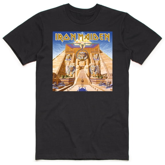 Iron Maiden Unisex T-Shirt Powerslave Album Cover Box (Small)