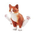 thumbnail image 4 of TISHITA Miniature Cat Figure Educational Toys Collection Playset, for Birthday Gift Orange, 4 of 8