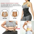 thumbnail image 6 of QRIC Womens Latex Waist Trainer Gym Belt Shapewear Girdle Corset Belt Slim Body Shaper With Double Wasitband, 6 of 6