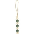 thumbnail image 4 of Northlight 6' Green and Cream Wooden Beads Christmas Garland, Unlit, 4 of 6