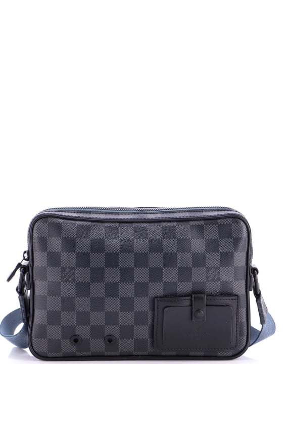 Pre-Owned Alpha Messenger Bag Damier Graphite By Rebag