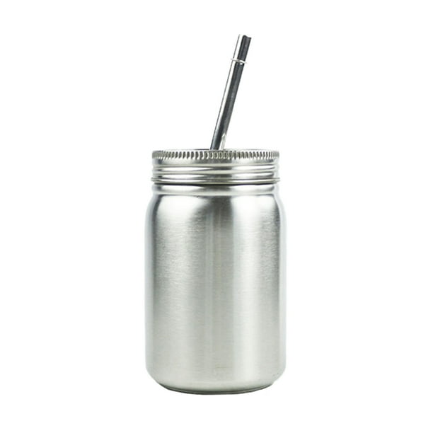 de aisdo irrompible con tapas y s taza de beber tazas de 700ml de una so ped Sunnimix taza de tarro de albañil