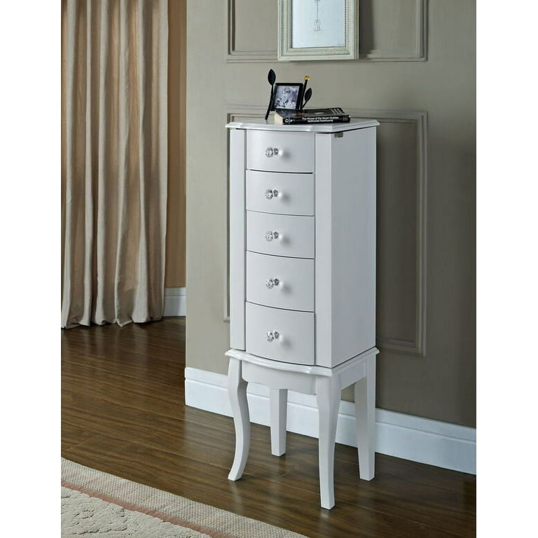 White jewelry armoire discount