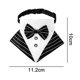 thumbnail image 2 of Perro formal esmoquin bufanda mascota boda pajarita bufanda collar ajustable perro negro corbata Namotu CPB-US-YY686-5, 2 of 5