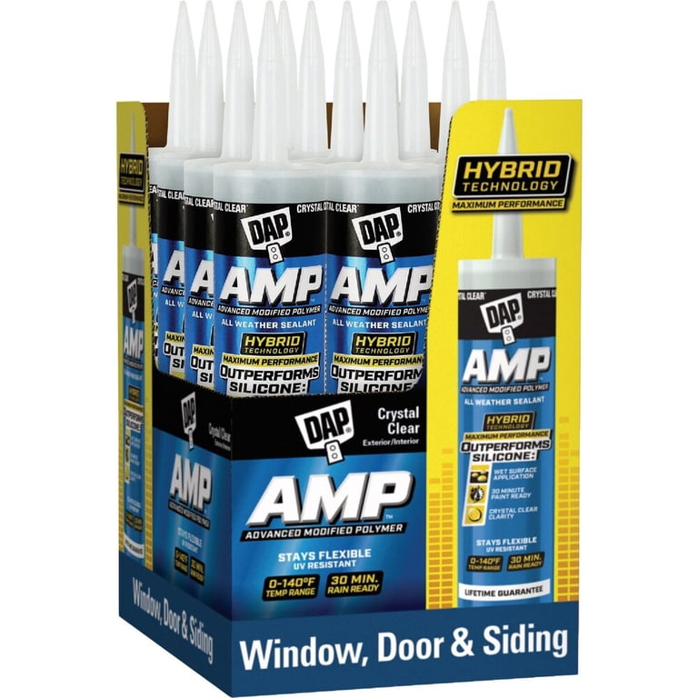 DAPGLOBAL, Sealant, 9 oz Advance Sealant, Clear, All Weather