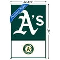 thumbnail image 3 of MLB Oakland Athletics - Logo 22 Wall Poster, 22.375" x 34", 3 of 5