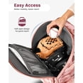thumbnail image 4 of Bolsa de softball con ruedas AUROTIER Pink Camo resistente al agua, 4 of 9